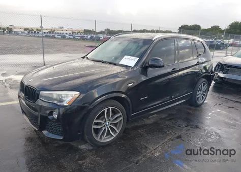 2015 BMW X3 Sdrive28I из США, поврежденный, VIN 5UXWZ7C55F0M83377